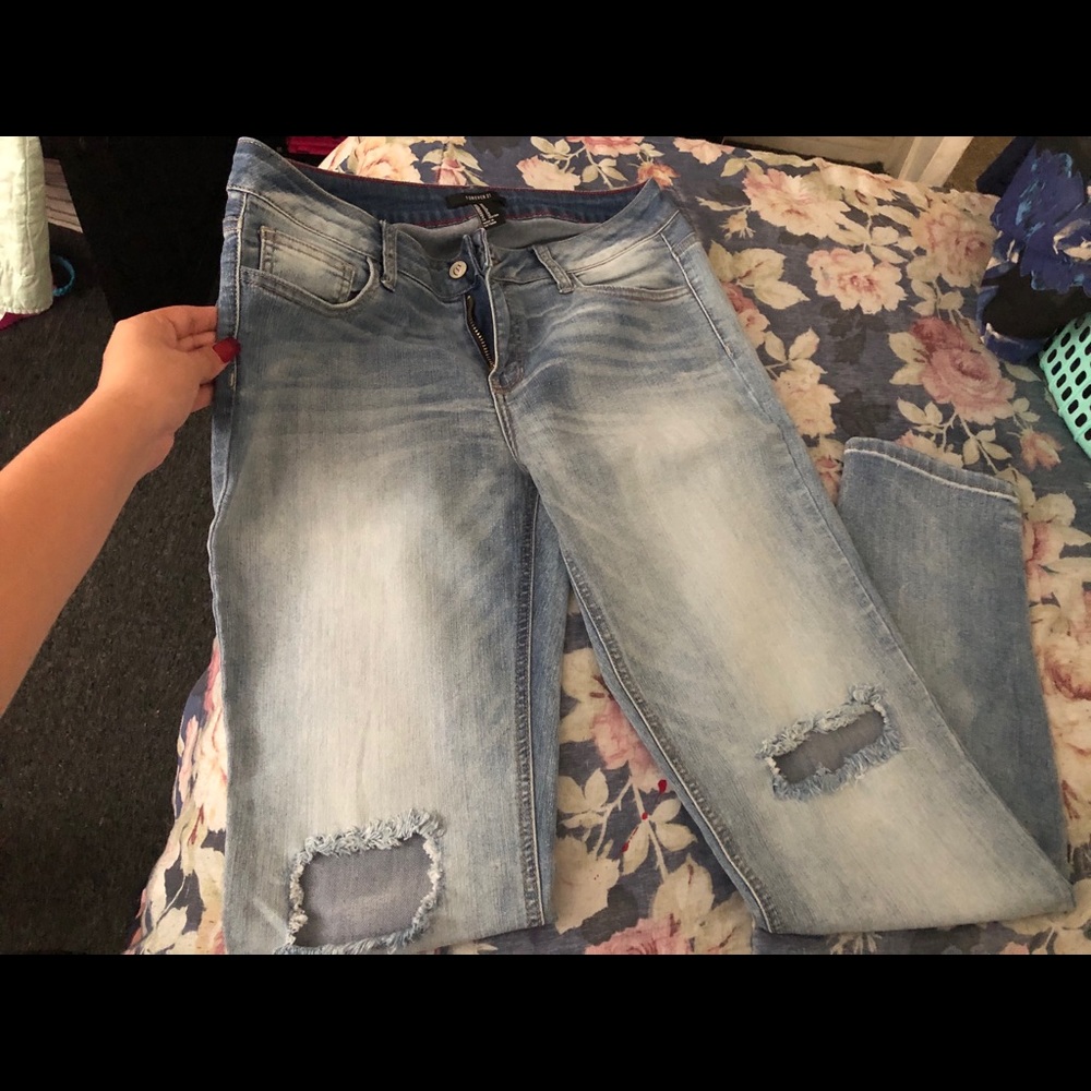 ❗️LASTCHANCE ❗️Knee slit jeans